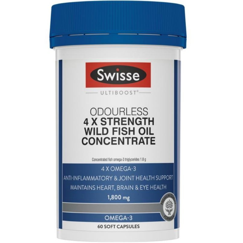 4X STRENGHT FISH OIL SWISSE 1800MG & OMEGA 3