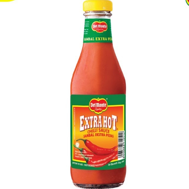 

DEL MONTE EXTRA HOT CHILLI SAUCE 340 ML DELMONTE SAMBAL EKSTRA PEDAS