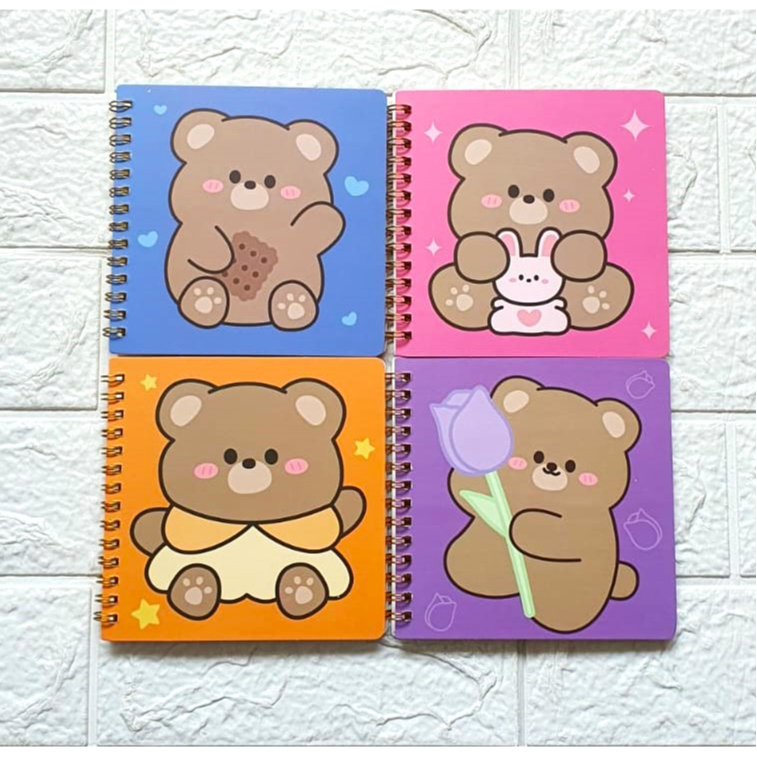 

Notebook Buku Spiral Diary Bear / Unicorn