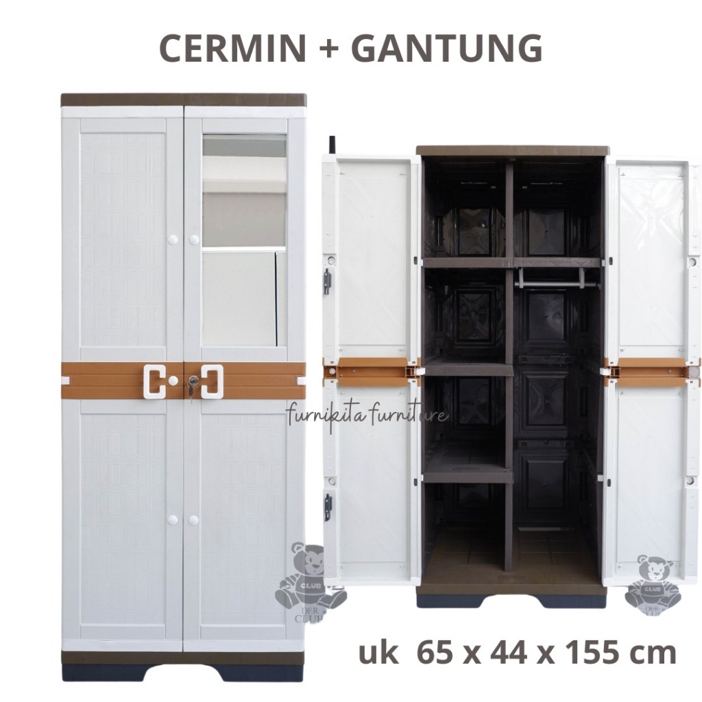 JUMBO - LEMARI PLASTIK GANTUNG CLUB ULTRA GRAND HANGER GAMIS