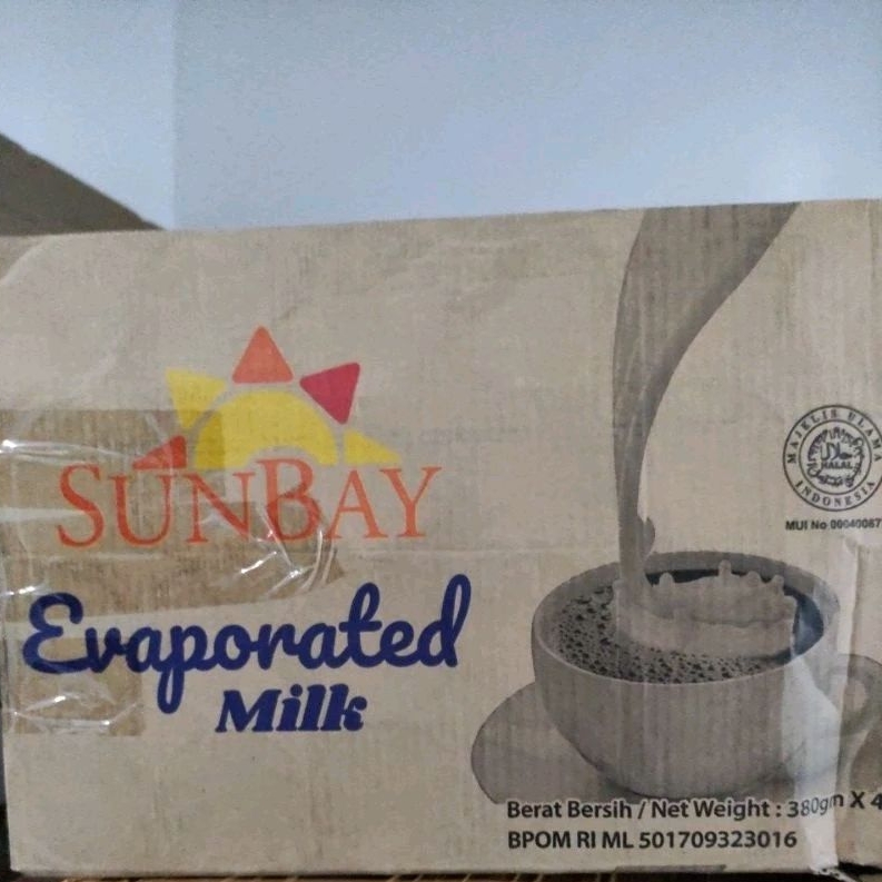 

Susu Evaporasi Evaporated Sunbay Halal