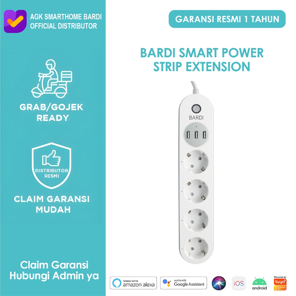 BARDI SMART EXTENSION POWER STRIP