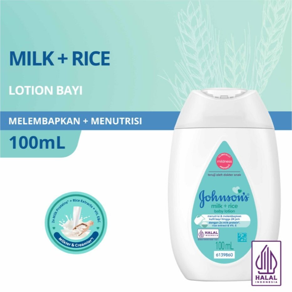 Johnson'S Baby Lotion Milk + Rice Bedtime Pink 100ml | Johnson'S Baby Oil 125ml | Baby Oil 50ml