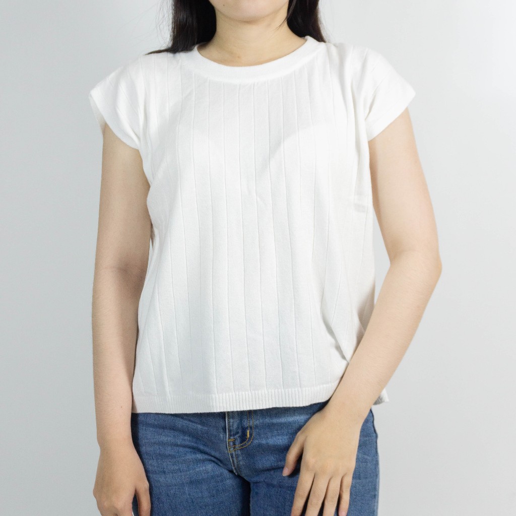 Arita Knit Tshirt | Atasan Rajut Wanita Arita BKK