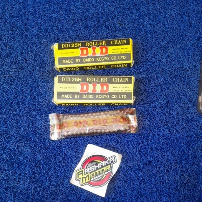 Rantai kamprat series DID 25H 100 L rantai ketenh pnp tiger gl megapro CB100 GL100