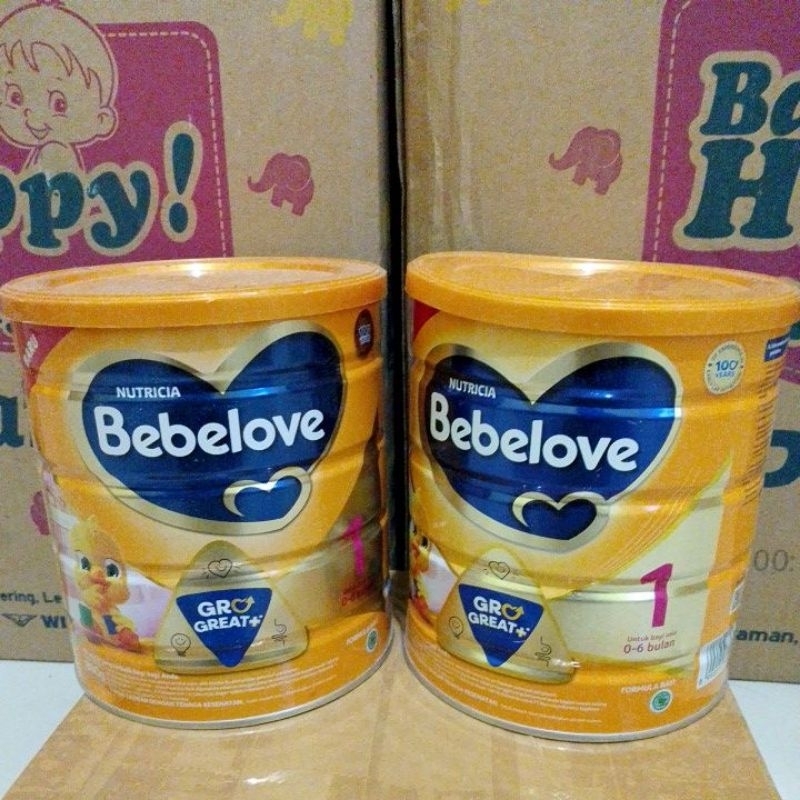 BEBELOVE 1 (0-6 bulan) 800gr kaleng peyot exp 2026-2027
