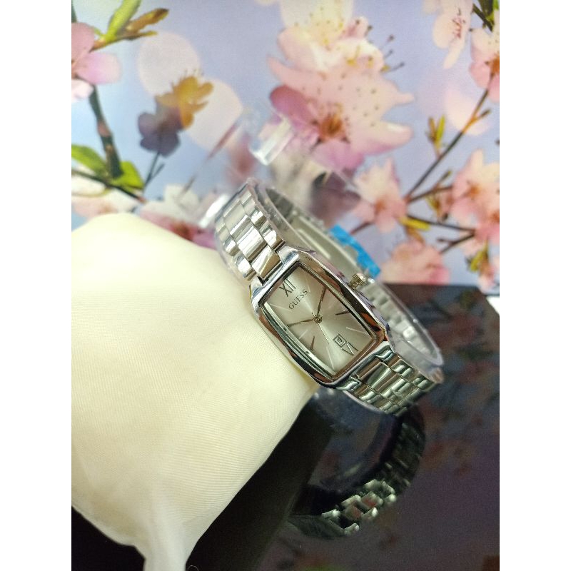 Jam Tangan Guess Tanggal Stainless Steel