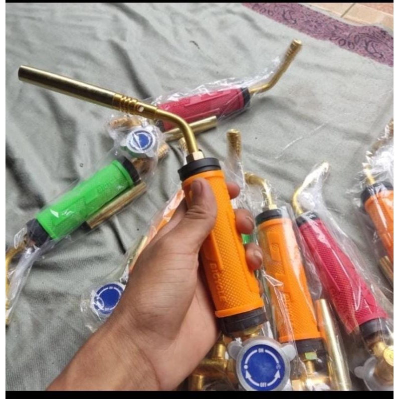 gas torch lpg kuningan kepala heating torch manual blow torch alat las