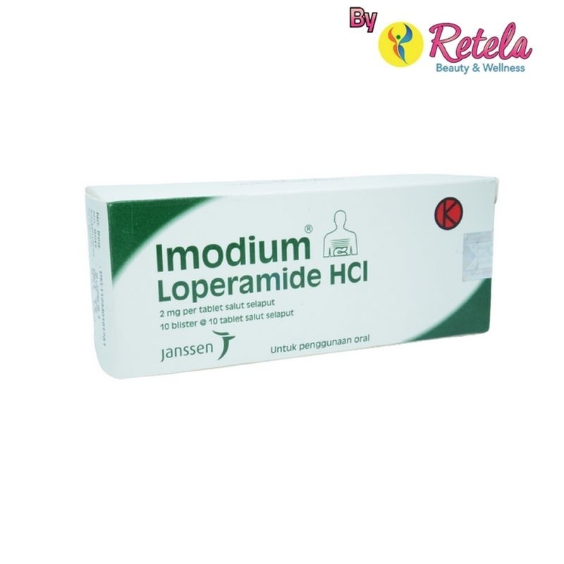 IMODIUM 2MG 1 STRIP 10 TABLET/LOPERAMIDE/OBAT DIARE