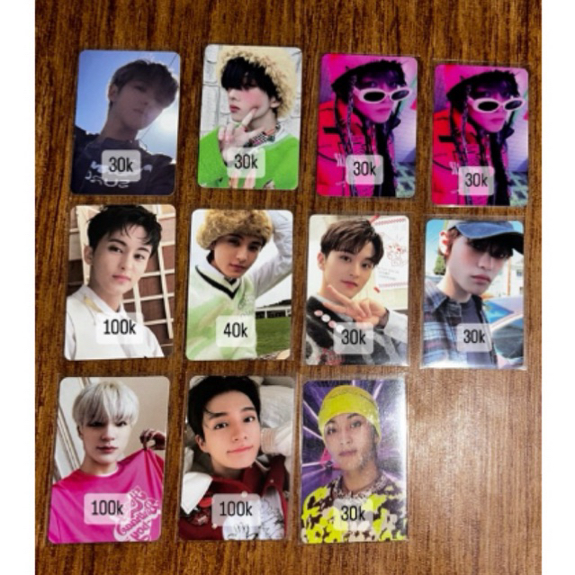 photocard mark lee nct dream 127 photocard mark lee jisung lee jeno renjun chenle 6th anniversary he