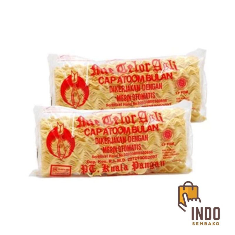 

Mie Telor cap Atom Bulan 200g/Mie telor cap Atom bulan 200g/mie telor atom 200g satuan