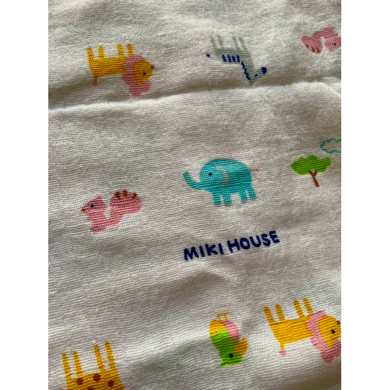 Preloved Bedong Bayi Muslin MIKI HOUSE Original Jepang