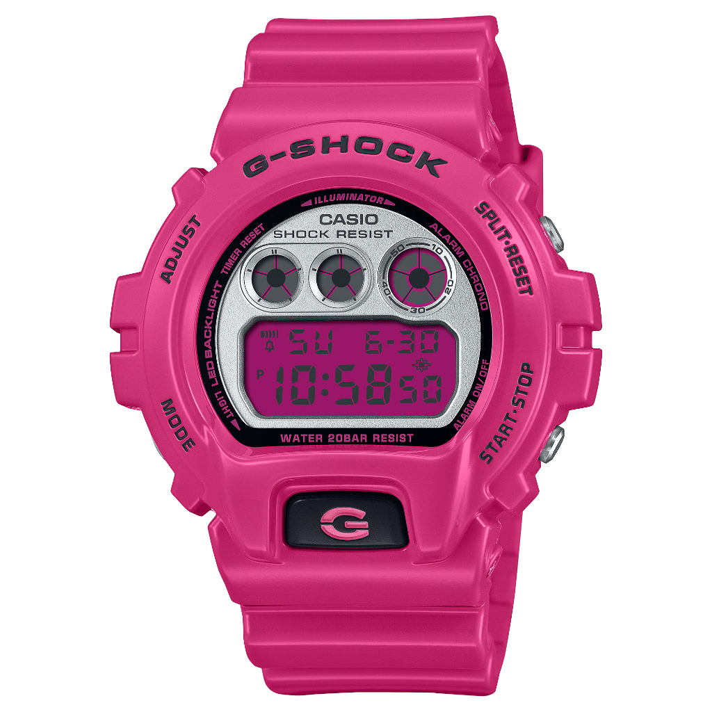 Casio G-SHOCK DW-6900RCS-4 Pink Crazy Colors Original / Jam Tangan Pria Digital