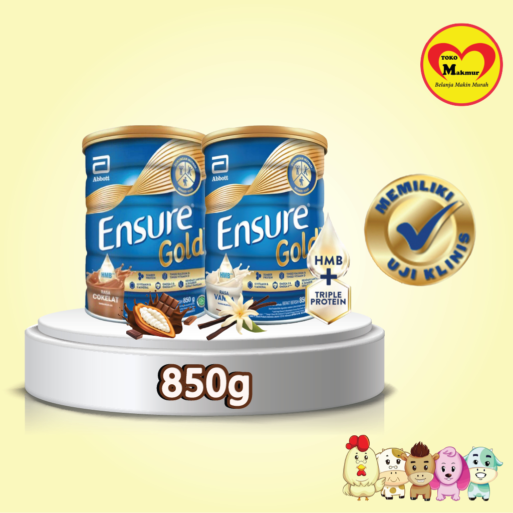 

Ensure Gold Vanila / Coklat 850gr / Toko Makmur Lontar