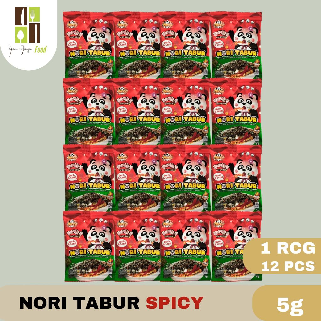 

Ay00! NTabur Rumput Laut Kering / Taburan Rumput Laut Panggang / Pedas Sachet 5g 1 Renceng / 12PCS