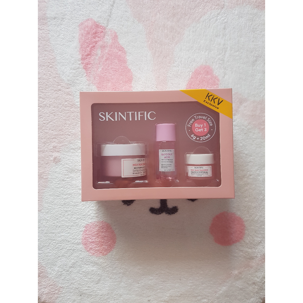KKV Ekslusif SKINTIFIC Niacinamide Brightening Gel Moisturizer 30ml+20ml+15ml exp. 2026