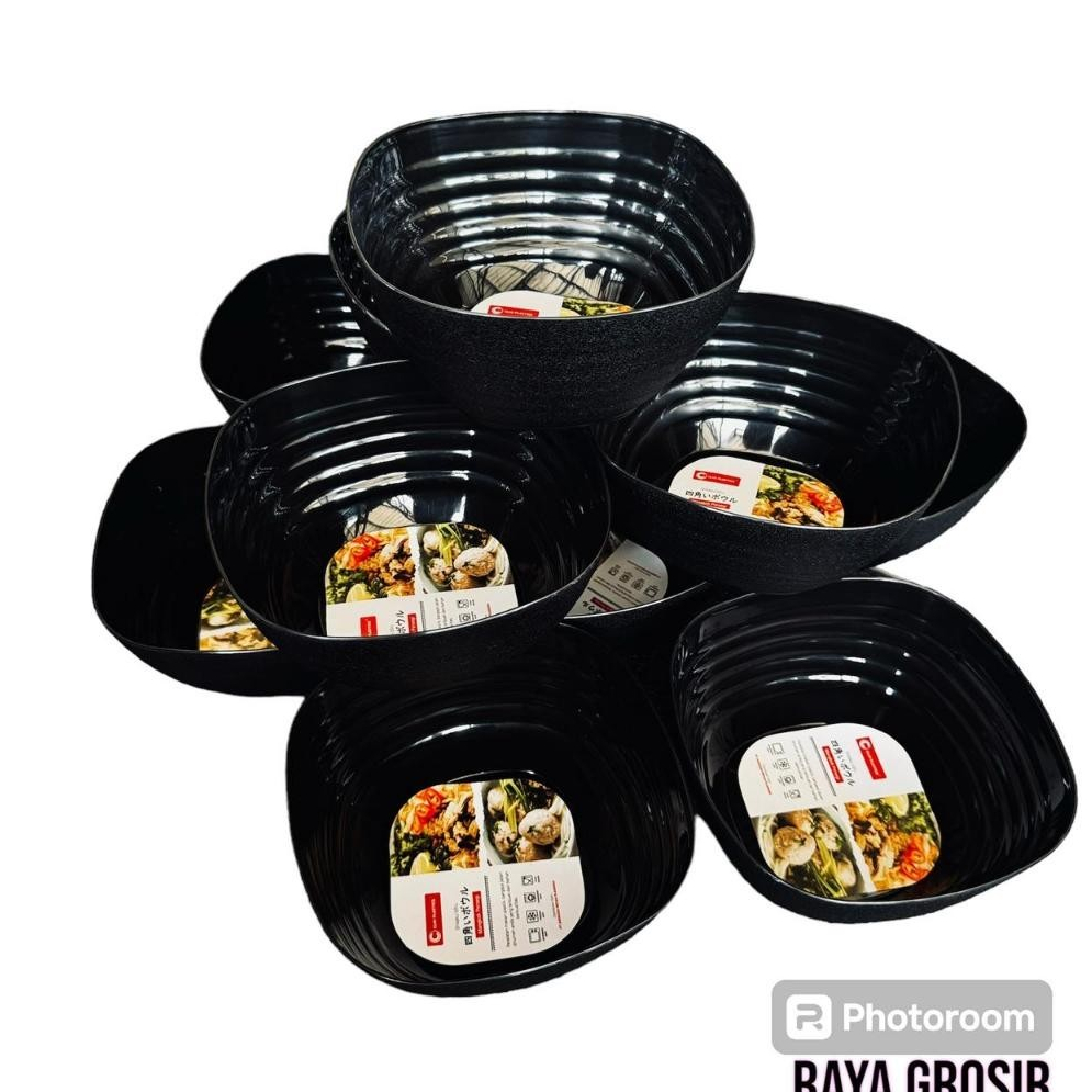 MANGKUK RAMEN MANGKOK PLASTIK JAPAN SERIES BENTUK KOTAK mangkok mie ayam mangkok bakso