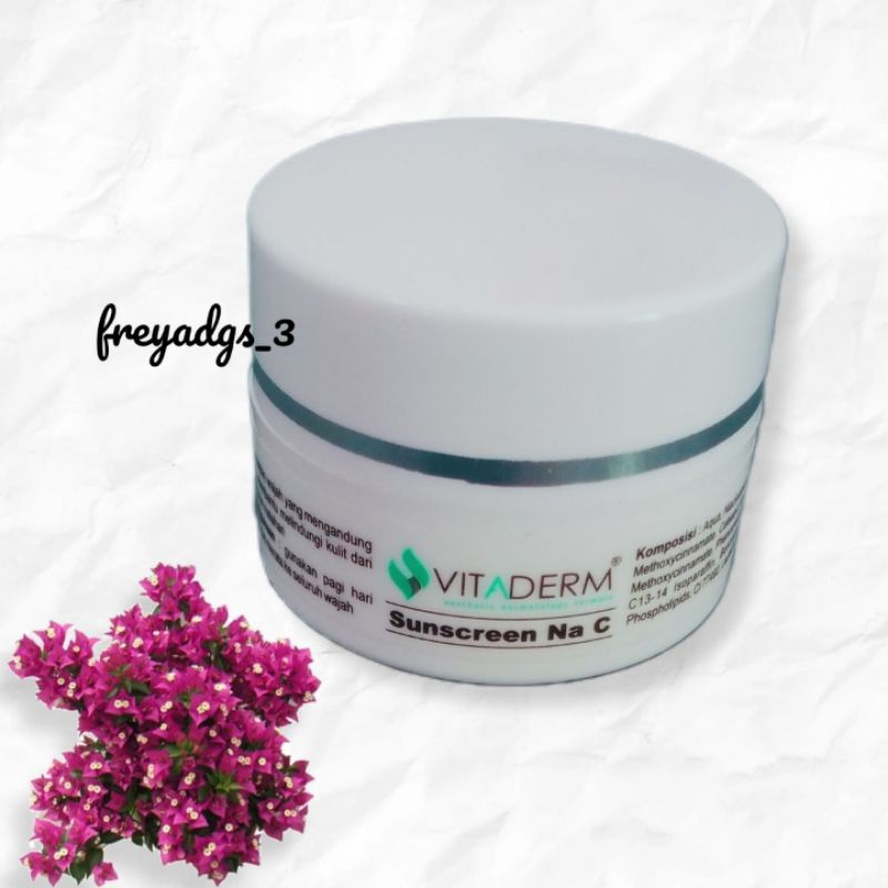 Sunscren VITADERM Putih.pinx,coklat