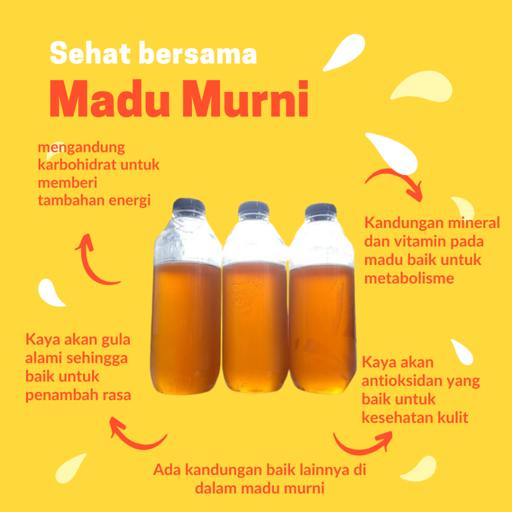 

Madu Randu, Madu Murni, Madu Mentah 100% Asli ukuran 1000gr/1kg