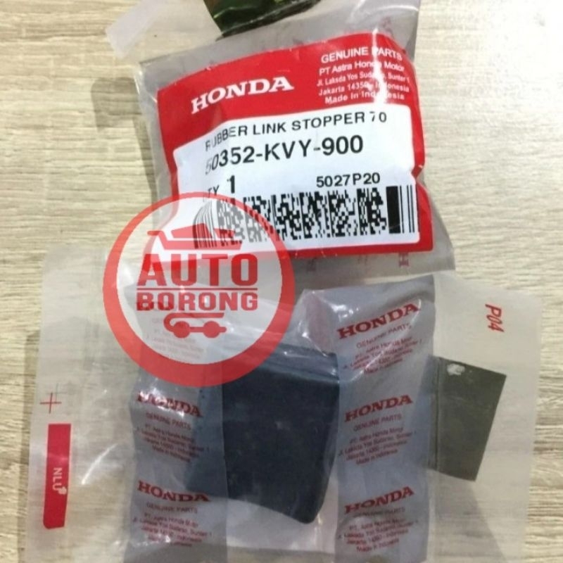 50352 KVY 900 Karet Bantalan Mesin RUBBER LINK STOPPER Beat Karbu Honda Original Part