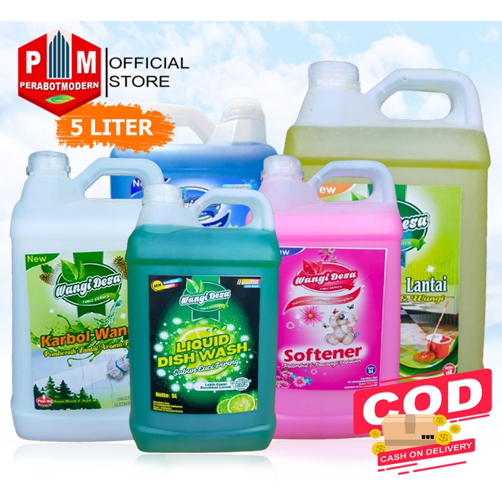 Sabun Wangi Desa New 5 Liter Aroma Fresh Wangi Desa Grade B