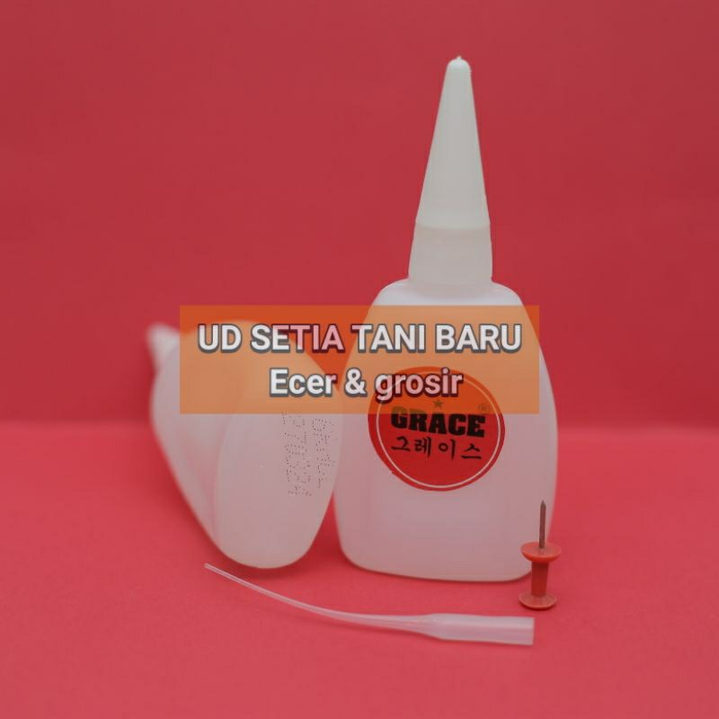 

[COD]Lem Setan Grace Adhesive Cyanoacrylate Besar baru(1botol 45gr)