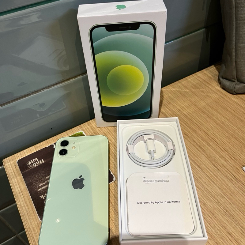 IPHONE 12 64 GB GREEN SINYAL ON ALL OPERATOR IMEI PERMANEN DURASI SETARA IBOX / BEA CUKAI, SUDAH UNL