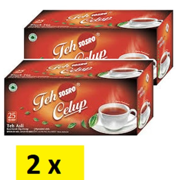 

sosro teh celup black tea 25's teh asli yang dibuat dari teh kualitas pilihan