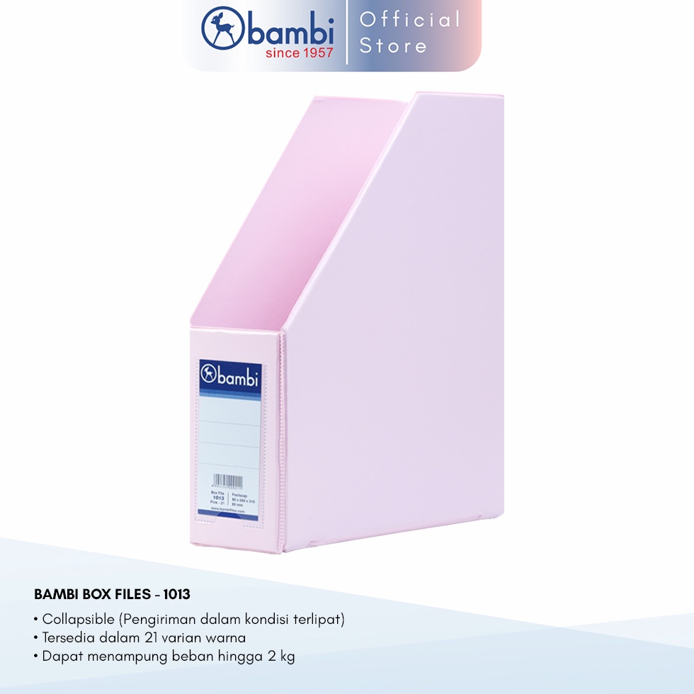 

Bambi Box File Magazine MID SIZE 8 cm All Colour Box Arsip Box Storage Box Dokumen kode 113 ART Y1I9
