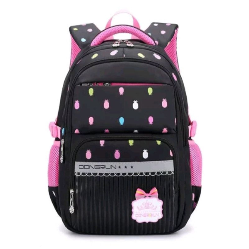 TAS RANSEL SEKOLAH ANAK  PEREMPUAN Motif Nanas