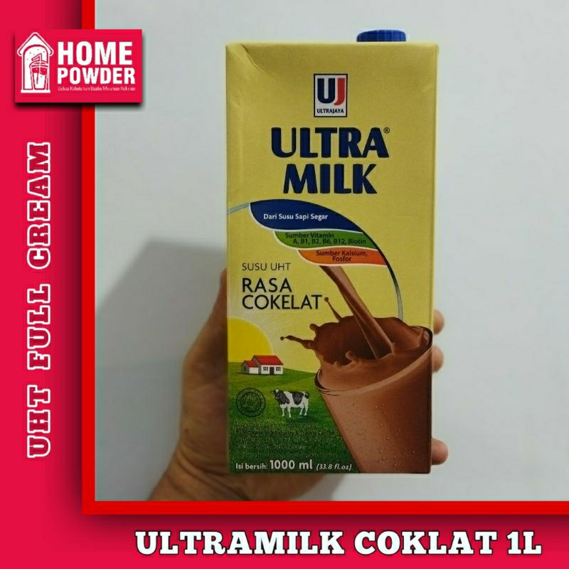 

Promo Susu UHT Full Cream Rasa Cokelat Ultramilk 1L