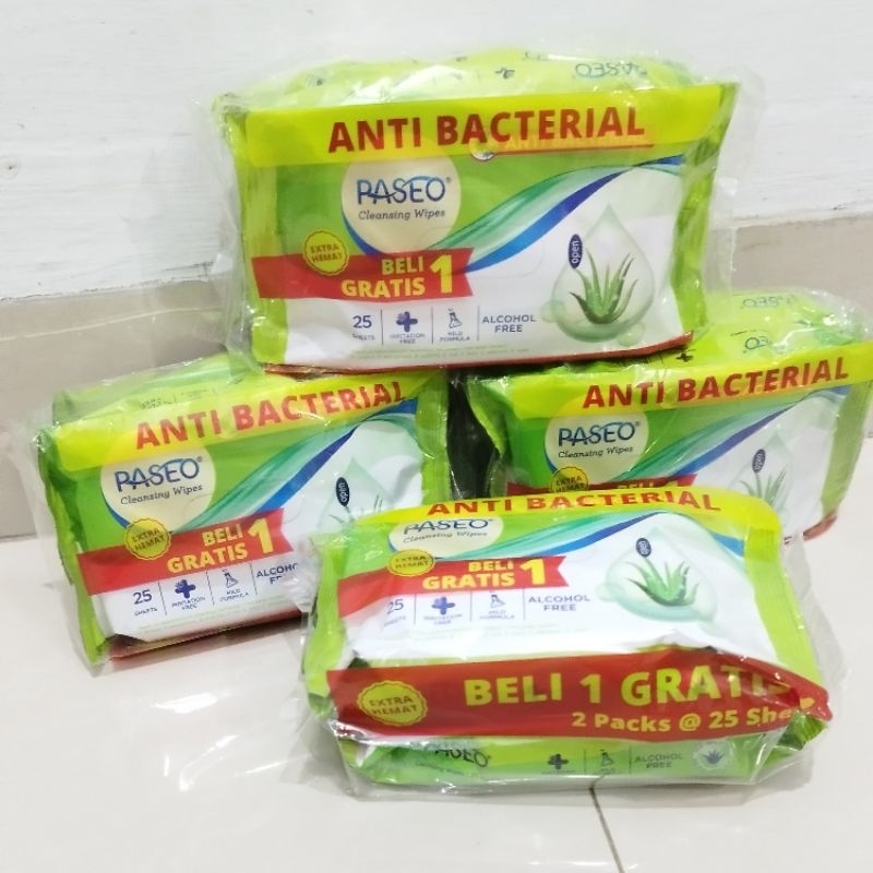 Tisu Basah Paseo Cleansing Wipes/Tisu Basah/tisu basah tas/tisu basah kecil