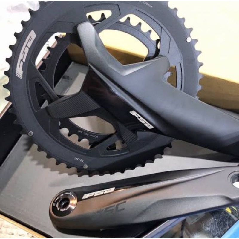 Power meter crank FSA powerbox Alloy crankset 53/39 170mm spindle 24 New