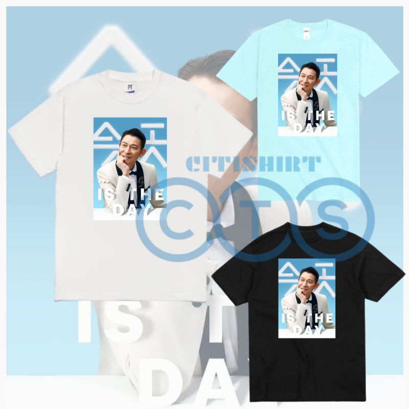 KAOS TSHIRT KONSER ANDY LAU IS THE DAY BAJU NOBAR CONCERT LIE TE HUA MANDARIN SINGER