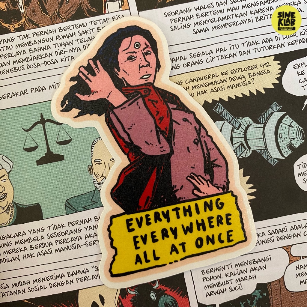 

sineklab - Sticker film EVERYTHING EVERYWHERE - Edisi Sticker Film / Movie / Cinema / Series / Sticker Laptop
