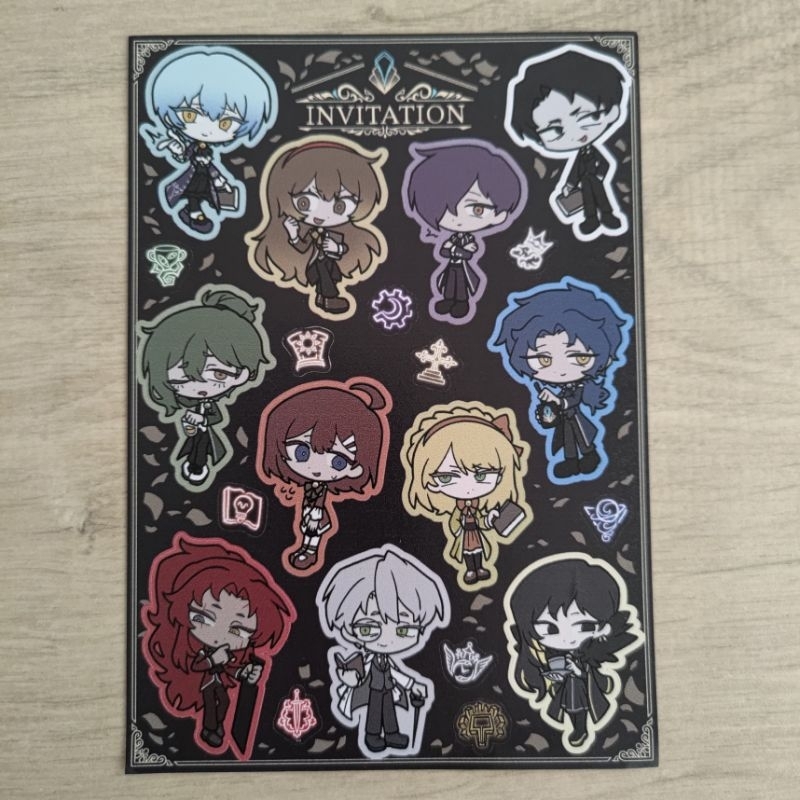 Library of Ruina Patron Librarians Sticker Sheet Vinyl Project Moon Fanart by Tofuaru