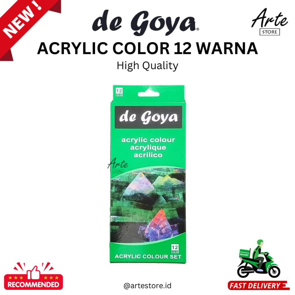 

Cat Acrylic de Goya 12 Warna x 12ml