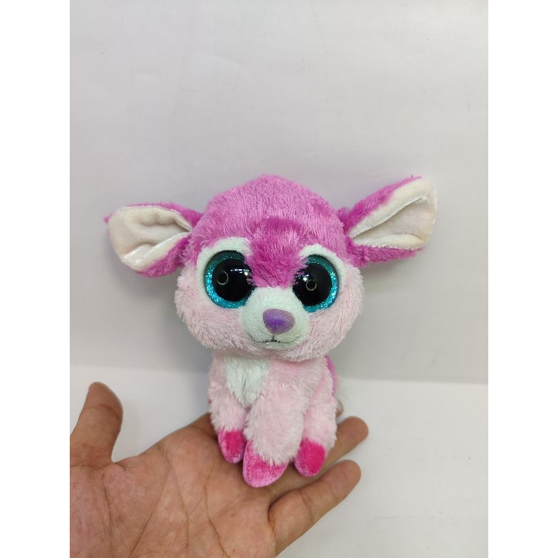 boneka kancil pink original wild republik mata belo