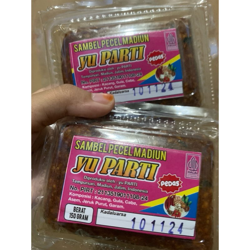 

SAMBEL PECEL MADIUN / bumbu pecel khas Madiun cap Yu Parti