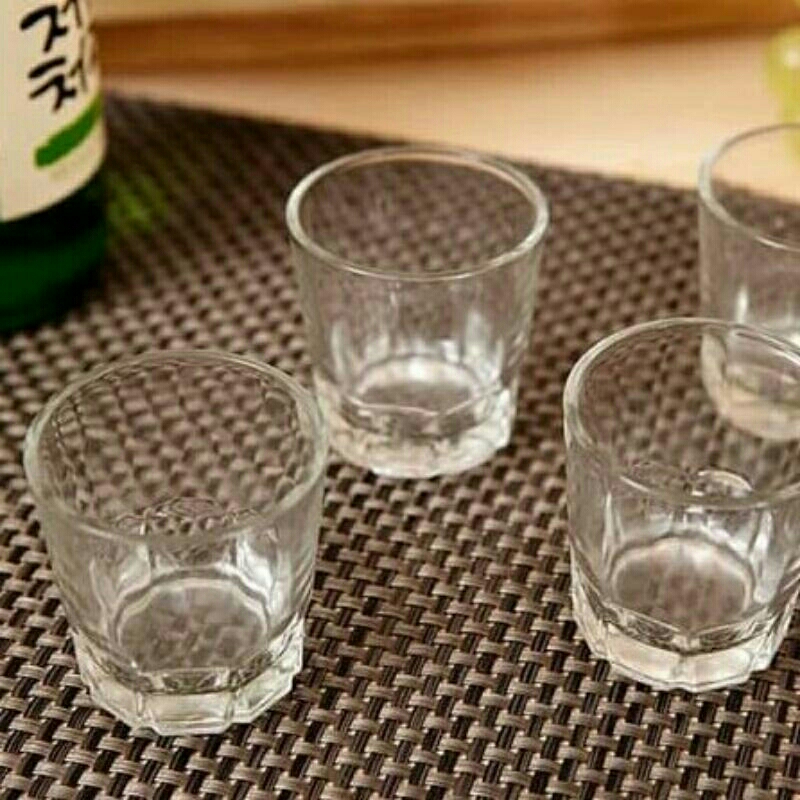 Gelas Sloki Gelas Expresso Kopi Mini Shot Glass Kaca Gelas Mini Gelas Takar Sloki Kaca