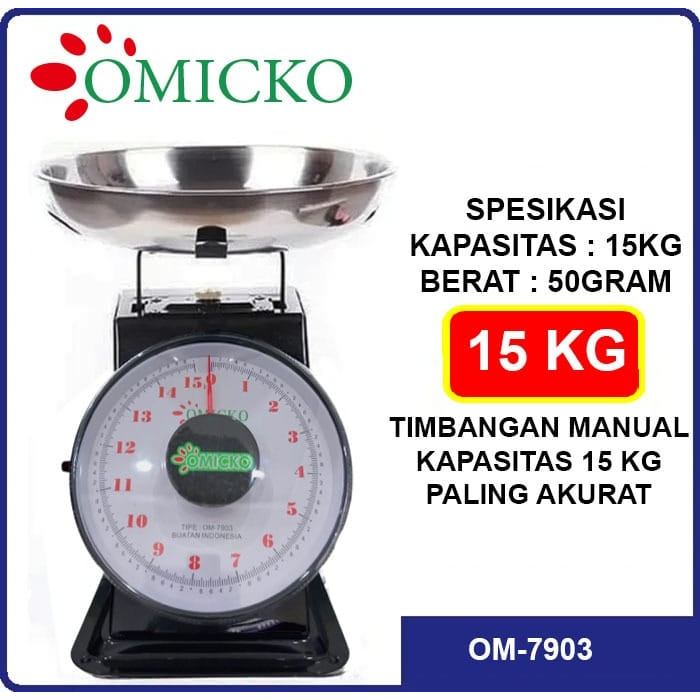 Timbangan OMICKO OM-7903 Manual 15Kg / OM 7903 / OM7903