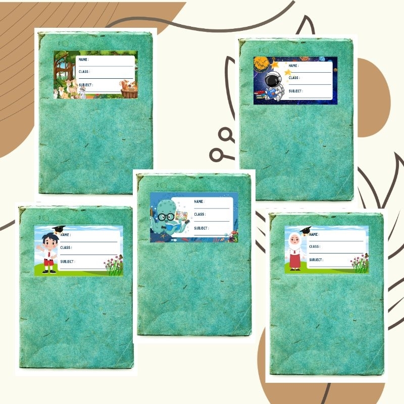 

Stiker Label Buku Mapel