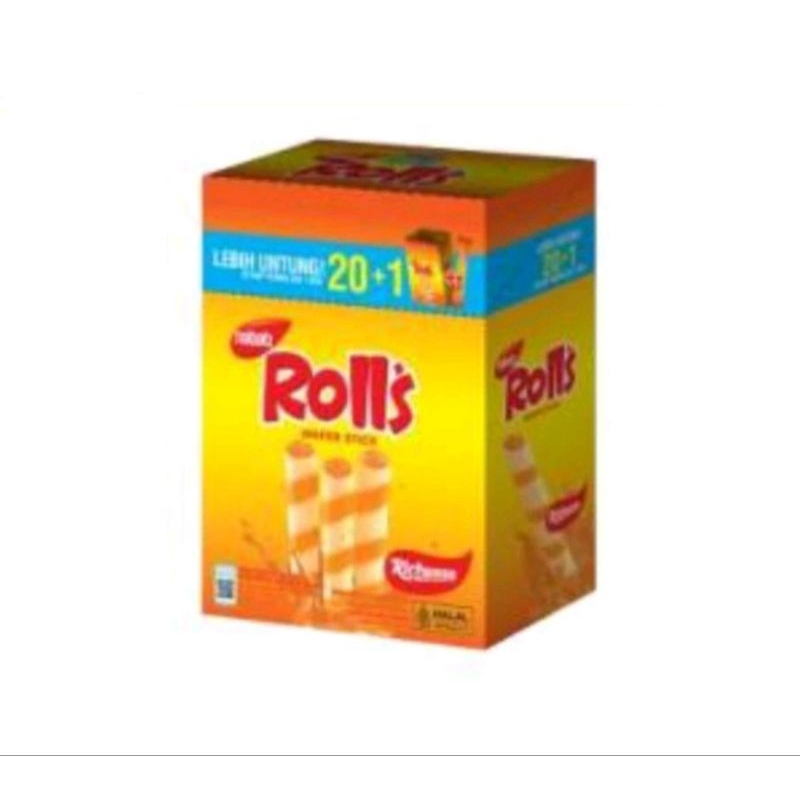 

Nabati Rolls Wafer stick 1box isi 20pcs @6grm