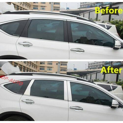 Honda CRV 2012 2013 2014 2015 2016 2017 Chrome B Pillar List Pintu Chrome Pilar Honda CRV