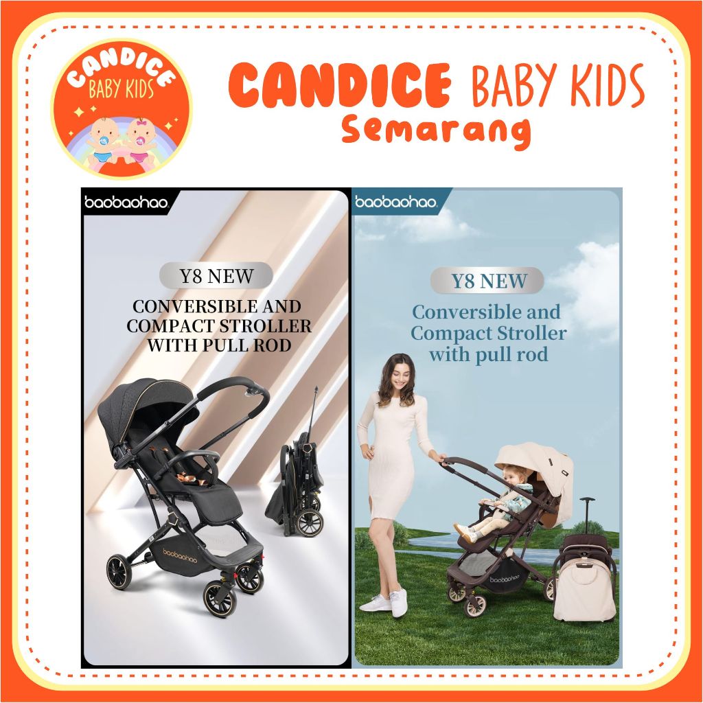 STROLLER ANAK TRAVELING DAN COMPACT BAOBAOHAO Y8