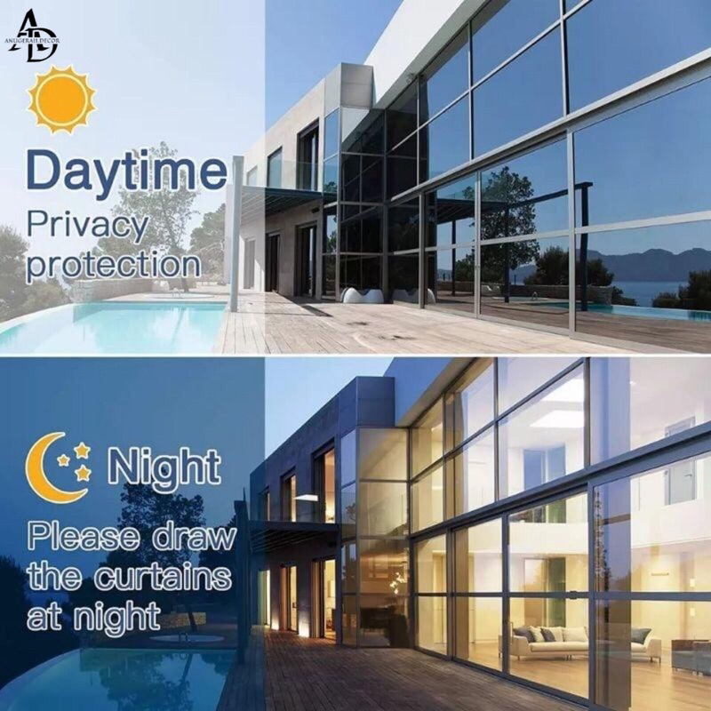 KACA FILM ONE WAY STIKER KACA JENDELA CERMIN SATU ARAH ANTI UV PEREDAM PANAS MATAHARI