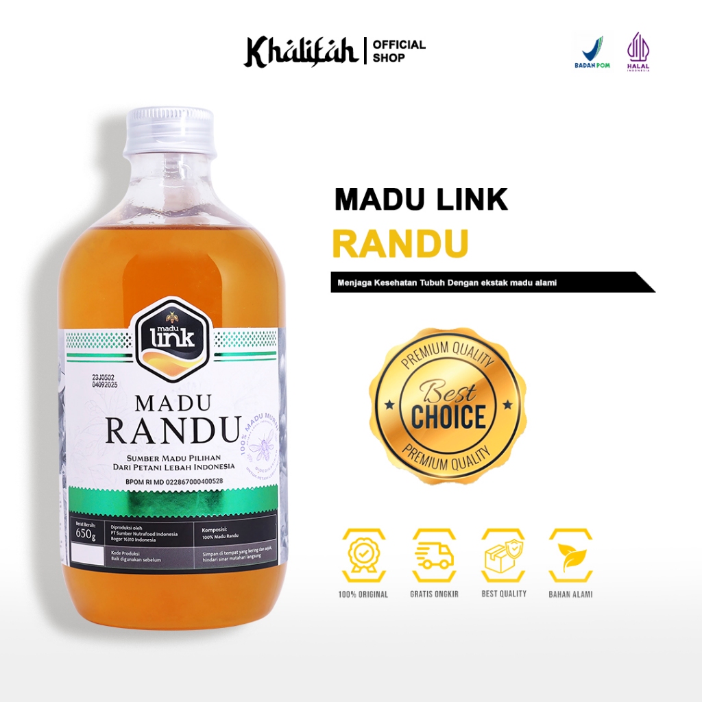 

Madu Link Randu - Meningkatkan Stamina - 650 Gram