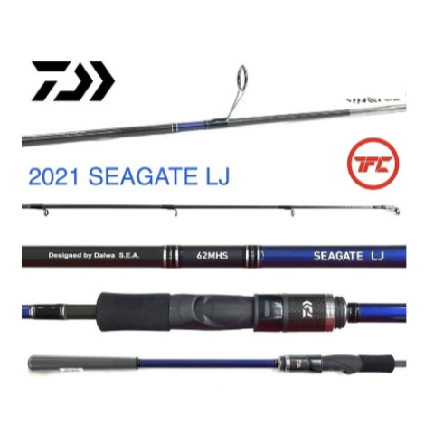 Alat Pancing Kuat Daiwa Seagate LJ Rod Joran Light Jigging Spinning