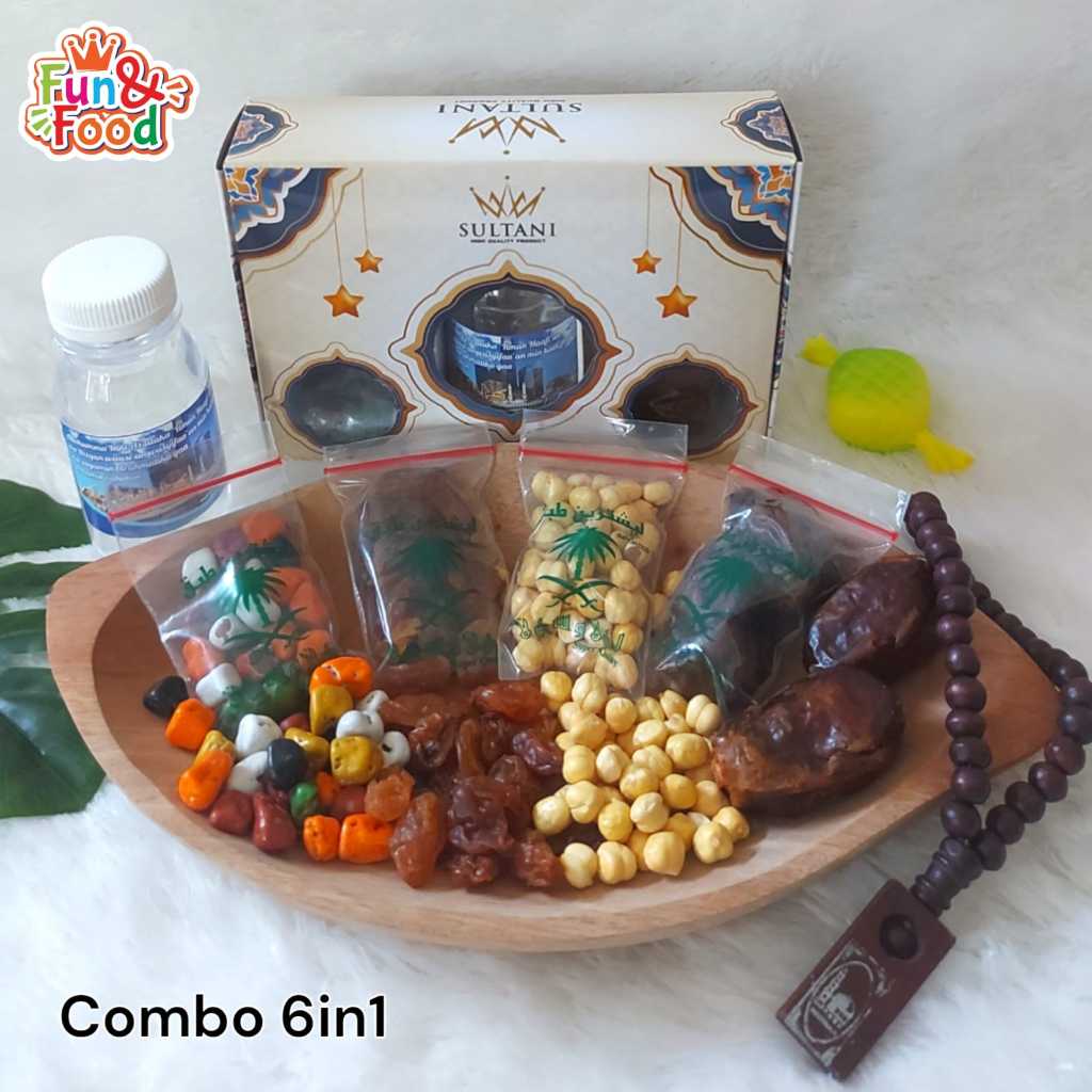 

Hampers Souvenir Paket Oleh-oleh Haji dan Umroh Paket Combo 6in1