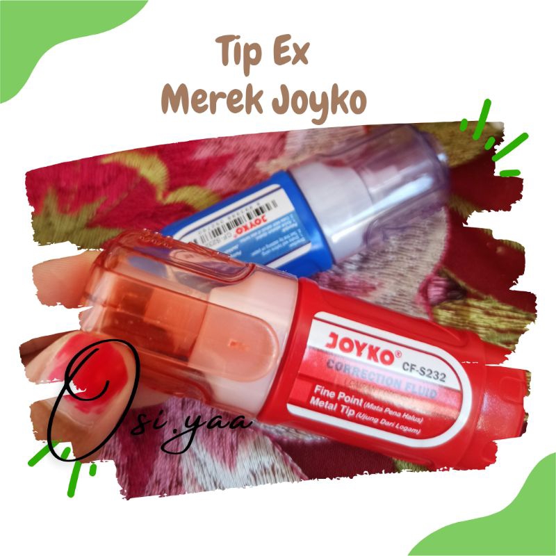 

Tip Ex Merek Joyko #Ukuran Sedang